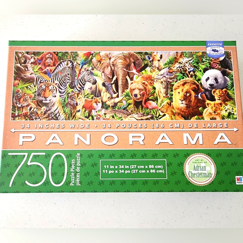 MB Art By Tableau Panorama Jungle Theme Jigsaw puzzle